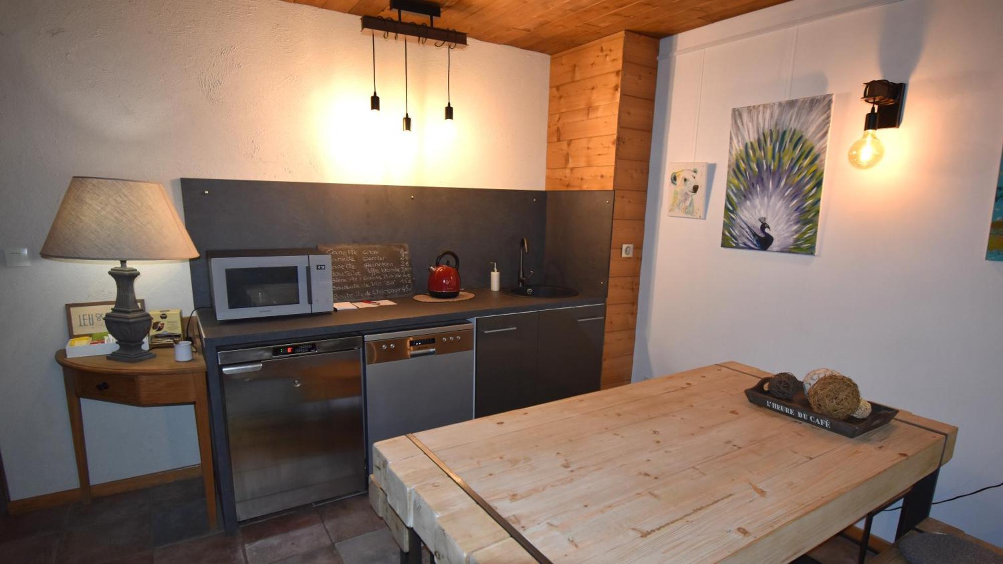 Bed and Breakfast La Clé des Bois à Le Bourg-dʼOisans Extérieur photo